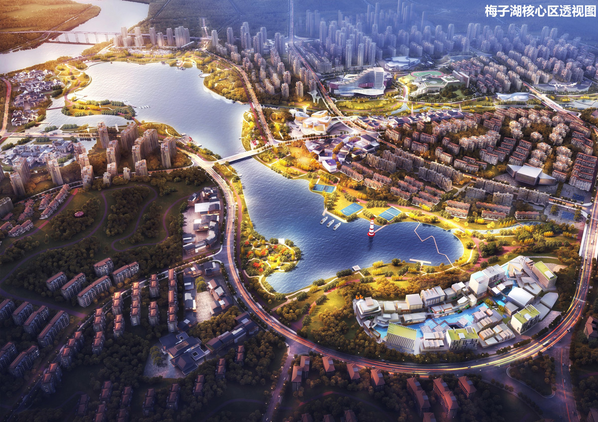 株洲市渌口区梅子湖片区综合开发项目 - 经典案例 - 湖南万达项目治理有限公司【官网】